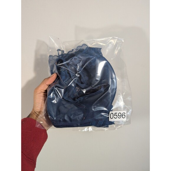 Natori Womens Teal Cherry Blossom Convertible Contour Underwire Bra Sz 36DD - Picture 11 of 11